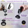 Commercial Faucet with Pre-Rinse Sprayer, 8 Inch Center Wall Mount Kitchen Faucet with Pull Down Spray